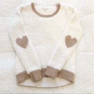 Kids Tucker and Tate White/Cream Fuzzy Sweater